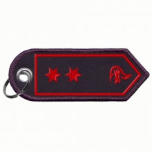 ANH-BW-03 Schulterklappen Schl�sselanh�nger Oberfeuerwehrmann/-frau