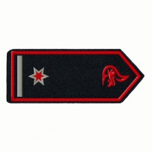 KL-BW-08 Schulterklappen L�schmeister/-in als Stellv. Abteilungs Kommandant/-in