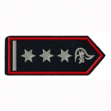 Schulterklappen Hauptbrandmeister/-in als Stellv. Abt. Kommandant/-in