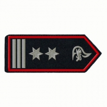 KL-BW-30 Schulterklappen Oberbrandmeister/-in als FW-Kommandant/-in