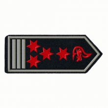 Schulterklappen  Hauptbrandmeister/-in BF FW-Kommandant/-in