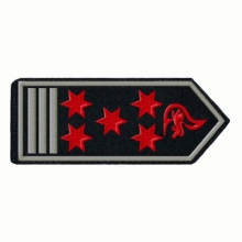 Schulterklappen  Hauptbrandmeister/-in BF FW-Kommandant/-in mit Zulage
