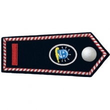 KL-NRW-7106-KKF Schulterklappe NRW mit Knopfverschluss Brandmeister als Kreiskinderfeuerwehrwart