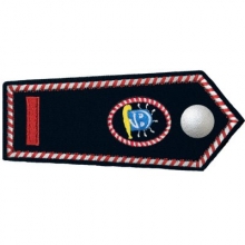 KL-NRW-7106-SKF Schulterklappe NRW mit Knopfverschluss Brandmeister als Stadt Kinderfeuerwehrwart