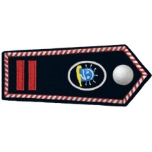 KL-NRW-7107-KKF Schulterklappe NRW mit Knopfverschluss Oberbrandmeister als Kreiskinderfeuerwehrwart