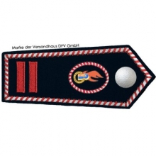 KL-NRW-7107-SJF Schulterklappe NRW mit Knopfverschluss Oberbrandmeister als Stadt Jugendfeuerwehrwart