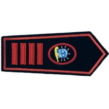 KL-NRW-8105-KF Schulterklappe NRW mit Klettverschluss Unterbrandmeister als Kinderfeuerwehrwart