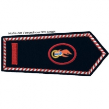 KL-NRW-8106-JF Schulterklappe Klett Brandmeister als Jugendfeuerwehrwart