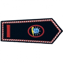 KL-NRW-8106-KF Schulterklappe NRW mit Klettverschluss Brandmeister als Kinderfeuerwehrwart