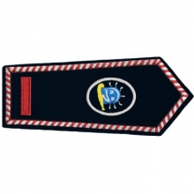 KL-NRW-8106-KKF Schulterklappe NRW mit Klettverschluss Brandmeister als Kreiskinderfeuerwehrwart