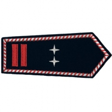 KL-NRW-8107-EF Schulterklappe Klett Oberbrandmeister als Einheitsf�hrer