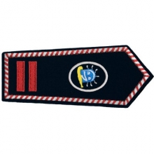 KL-NRW-8107-KKF Schulterklappe NRW mit Klettverschluss Oberbrandmeister als Kreiskinderfeuerwehrwart