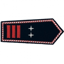 KL-NRW-8108-EF Schulterklappe Klett Hauptbrandmeister als Einheitsf�hrer