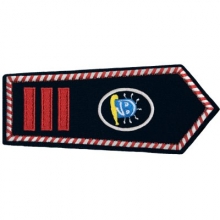 KL-NRW-8108-KKF Schulterklappe Klett Hauptbrandmeister als Kreiskinderfeuerwehrwart