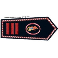 KL-NRW-8108-SJF Schulterklappe NRW mit Klettverschluss Hauptbrandmeister als Stadt Jugendfeuerwehrwart