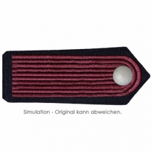 Paar Schulterklappen SACH  Feuerwehrmann Anwrter (FM A)  Grund bordeaux Freiwillige Feuerwehr Grundfarbe marine