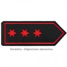 KL-THU-62 Schulterklappe Th�ringen mit Klettverschluss Oberfeuerwehrmann
