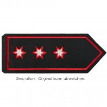 KL-THU-65-L Schulterklappe Th�ringen mit Klettverschluss Oberl�schmeister