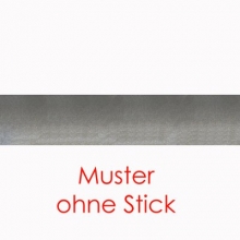 Klettschild 42cm x 8cm silber