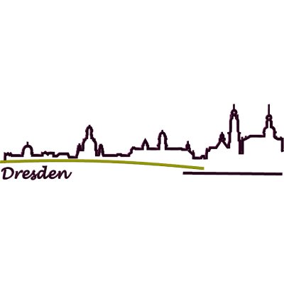 Schlüsselanhänger Dresden Skyline 