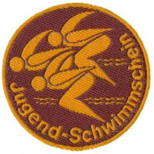 Jugend-Schwimmschein gewebt/ Pack � 10 St�ck
