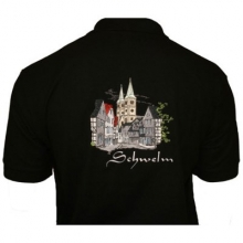 Polo Shirt mit Bestickung Schwelm Altstadt Polo Shirt mit Bestickung Schwelm Altstadt
