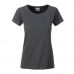 JN8007 Ladie�s Basic-T aus BIO-Baumwolle Graphite