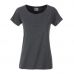 JN8007 Ladie�s Basic-T aus BIO-Baumwolle Black-Heather