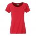 JN8007 Ladie�s Basic-T aus BIO-Baumwolle carmine-red-melangen
