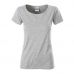 JN8007 Ladie�s Basic-T aus BIO-Baumwolle Grey-Heather