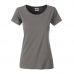 JN8007 Ladie�s Basic-T aus BIO-Baumwolle Mid Grey
