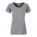 JN8007 Ladie�s Basic-T aus BIO-Baumwolle Stahl Grau