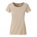 JN8007 Ladie�s Basic-T aus BIO-Baumwolle Stone