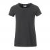 JN8007G Girl�s Basic-T BIO-Baumwolle Graphite