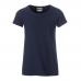 JN8007G Girl�s Basic-T BIO-Baumwolle Navy