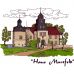 Kapuzenjacke mit Stick Schwelm Haus Martfeld Wei�