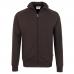HA606 Hakro Sweatjacke Herren College No. 606 Schokolade