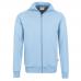 HA606 Hakro Sweatjacke Herren College No. 606 Eisblau
