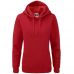 265F Autenthic Damen Kapuzen Sweat Classisches Rot
