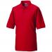 R-539M Herrenpolo Classisches Rot
