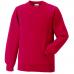 J762B Klassisches Sweatshirt f�r Kinder Classisches Rot