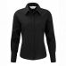 J956F Russell Damenbluse langarm - b�gelfrei Schwarz