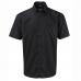 R-957M Russell Herrenhemd kurzarm - b�gelfrei Schwarz