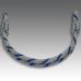 Metallm�tzenkordel blau/silber Blau/Silber