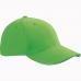 Cap MB024 mit Ziernaht Lime-Green/White
