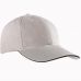 Cap MB024 mit Ziernaht Light-Grey/Black
